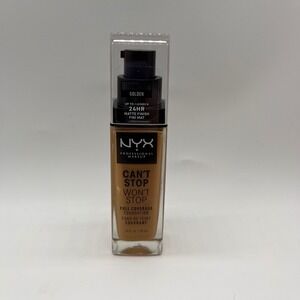 NYX Foundation Can't Stop Won't Stop Full Coverage‎ 1.0oz Golden Womens